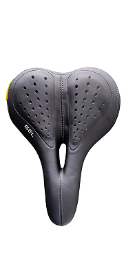 Selim AGILETTE GEL Preto/Preto BORDA:Prata AZ-537F3
