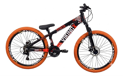 Bicicleta VIKING Roxa/Laranja Aro 26