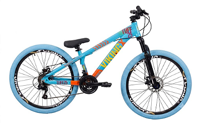 Bicicleta VIKING Azul/Laranja Aro 26