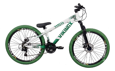 Bicicleta VIKING Branca/Verde Aro 26