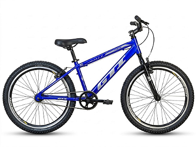 Bicicleta Aro 24 GTI AZL/PTO Twister ALM