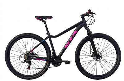 Bicicleta GTA START Preto/Rosa 24v Tam. 15.5