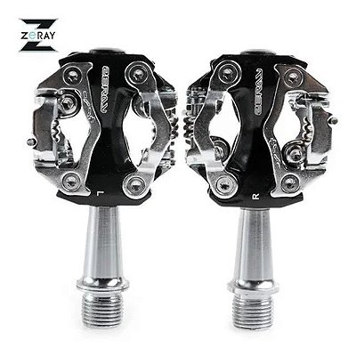 Pedal Clip ZERAY MTB Alumínio 9/16 Preto ZP-108S