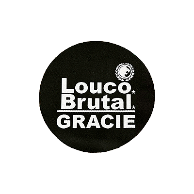 Patch Louco Brutal Gracie - 135mm
