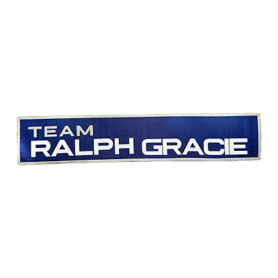 Patch Ralph Gracie Team - Azul 300 mm