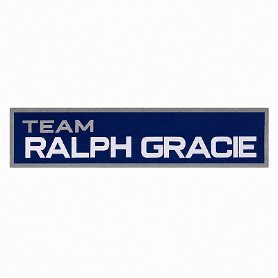 Patch Ralph Gracie Team - Azul 300 mm