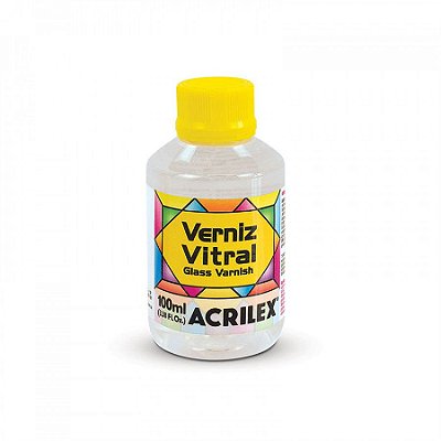 VERNIZ VITRAL INCOLOR 100ML REF. 500 ACRILEX