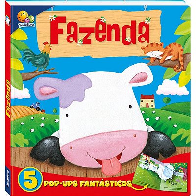 LIVRO POP-UPS FANTASTICOS FAZENDA-TODO LIVRO