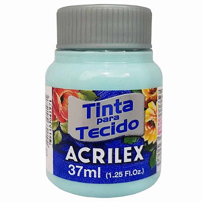 TINTA P/ TECIDO ACRILEX REF. 552 VERDE GLACIAL