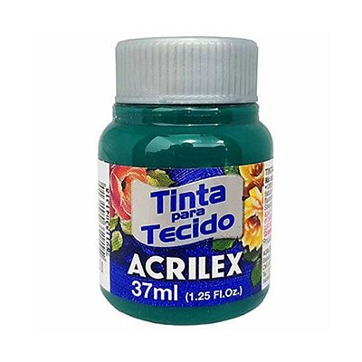 TINTA P/ TECIDO ACRILEX REF. 511 VERDE BANDEIRA
