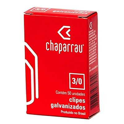 CLIPS CHAPARRAU 3/0 50 UNIDADES