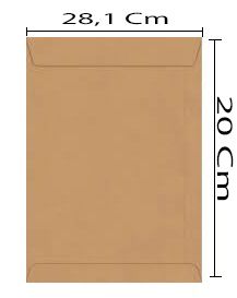 ENVELOPE 176X250 KRAFT UNI