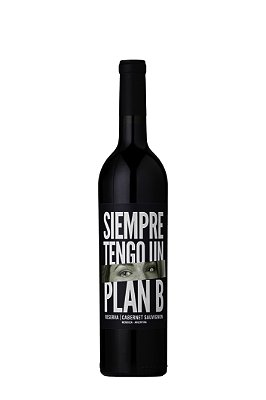 VINHO TINTO SIEMPRE TENGO UN PLAN B RESERVA CABERNET SAUVIGNON 750ML