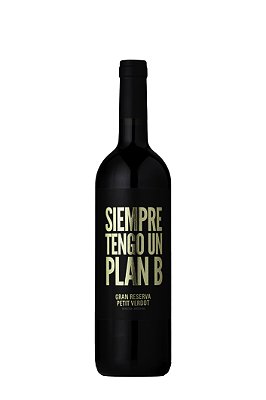 VINHO TINTO SIEMPRE TENGO UN PLAN B GRAN RESERVA PETIT VERDOT 750ML
