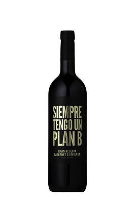 VINHO TINTO TENGO UN PLAN B GRAN RESERVA CABERTNET SAUVIGNON