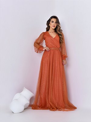 Vestido Dubai Terracota