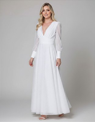 Vestido Daniella Casamento Civil Boho Chic