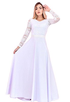 Vestido de Noiva Simples para Casamento Civil