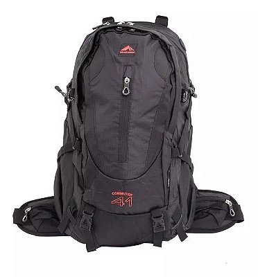 Mochila Camping Trilhas E Rumos Commuter 41 + Capa De Chuva
