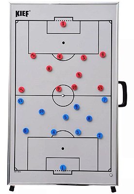 Quadro Tático Magnético De Futebol  Kief C/trípe E Mala
