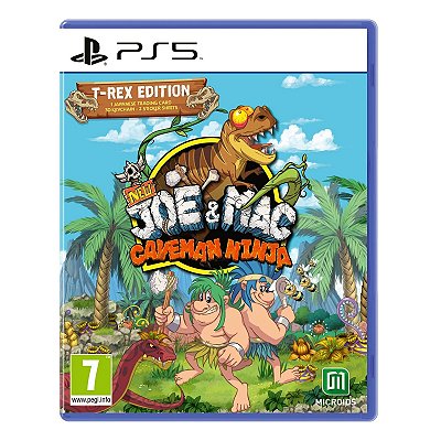 New Joe & Mac: Caveman Ninja T-Rex Edition PS5 (EUR)