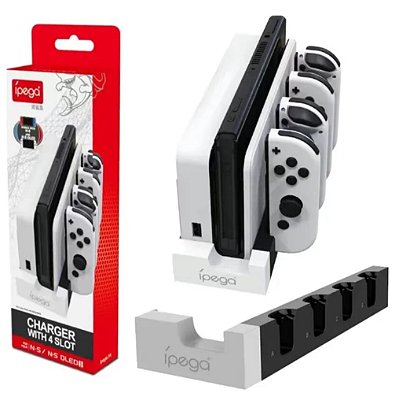 Dock de carregamento para Joy-Con Nintendo Switch Ípega (branco)