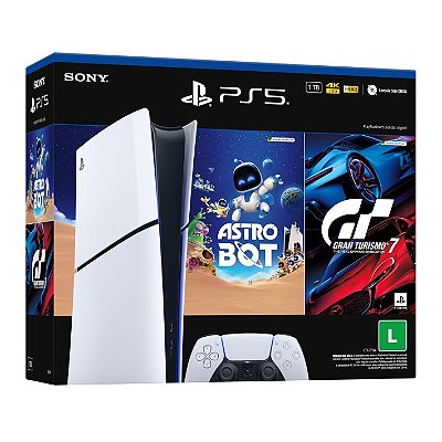 Console PS5 Slim Digital Bundle Astro Bot e Gran Turismo 7