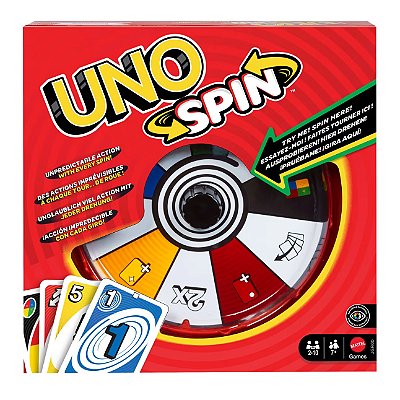 Jogo de Cartas Uno Spin Novo