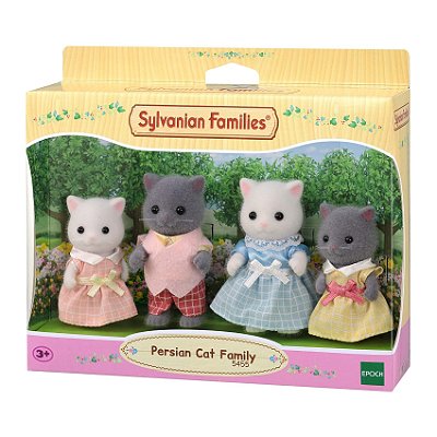 Família dos Gatos Persas Sylvanian Families