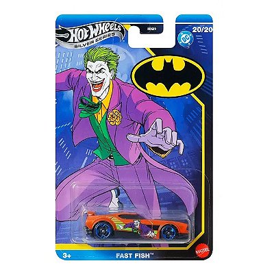 Carrinho Hot Wheels Silver Series DC Fast Fish Coringa