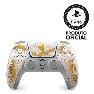 Controle Sem Fio Dualsense PS5 Edição Limitada Ouro Ghost of Yotei