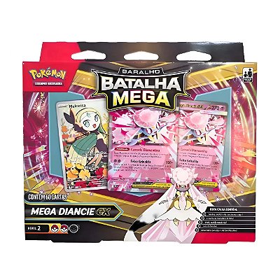 Baralho Pokémon Batalha Mega Diance Ex Copag