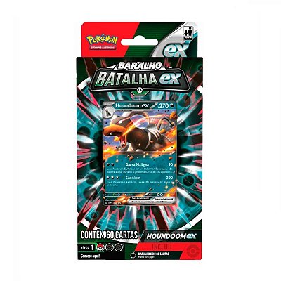 Baralho Pokémon Batalha Houndoom Ex Copag