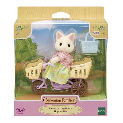 Conjunto Passeio de Bicicleta Mamãe Gato Primavera Sylvanian Families