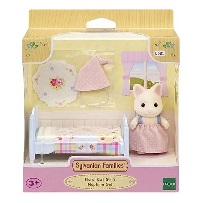 Conjunto Cama Menina Gato Primavera Sylvanian Families