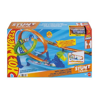 Hot Wheels Pista de Acrobacias Action Lança e Bate Mattel