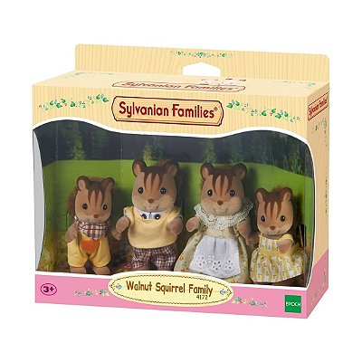 Família dos Esquilos Noz Sylvanian Families
