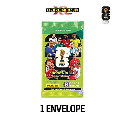 Jogo de Cartas Copa do Mundo 2026 Envelope Adrenalyn XL Panini