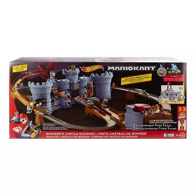 Pista Hot Wheels Mario Kart Pista de Brinquedo Castelo Bowser Mattel