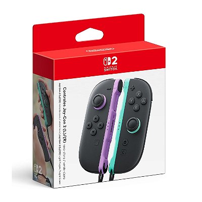 Controle Joy-Con 2 Nintendo Switch 2 Lilás e Verde