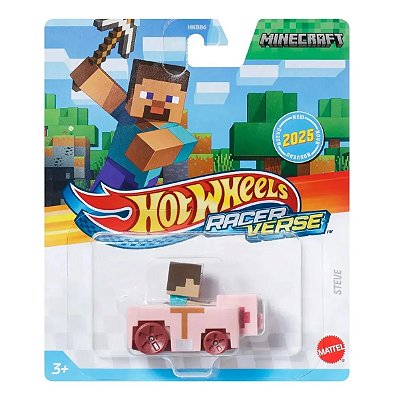 Carrinho Hot Wheels Racer Verse 2026 Minecraft Steve