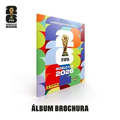 Álbum de Figurinhas Copa do Mundo 2026 Brochura Panini