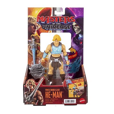 Figura de Ação Masters of the Universe MOTU He-Man Com Movimento Mattel