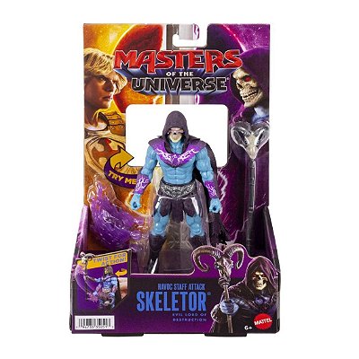 Figura de Ação Masters of the Universe MOTU Skeleto Com Movimento Mattel