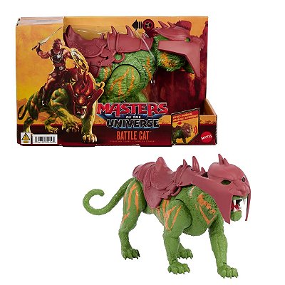 Figura de Ação Masters of the Universe Chronicles MOTU Gato Guerreiro Com Som Mattel