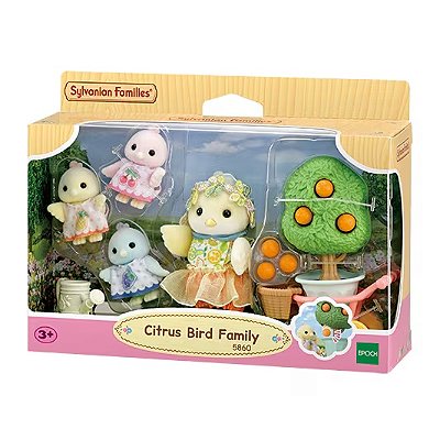 Família dos Pássaros Cítricos Sylvanian Families
