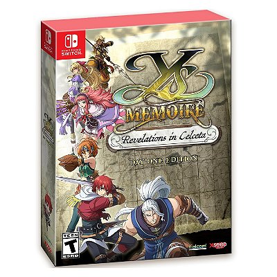 Ys Memoire Revelations in Celceta Day One Edition Nintendo Switch (US)