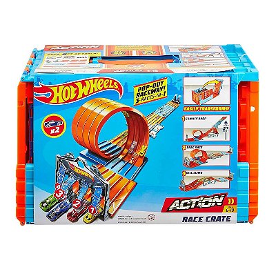 Hot Wheels Action Pista Caixa de Acrobacias 3 em 1 Mattel