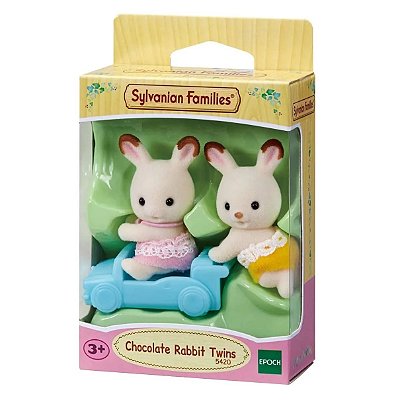 Gêmeos Coelho Chocolate Sylvanian Families
