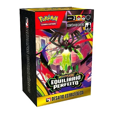 Cartas Pokémon Combo de Booster Mega Evolução Equilíbrio Perfeito Desafio Estratégico Copag